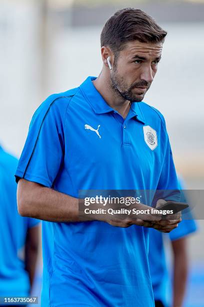 Gabi of Al Saad prior a pre-season friendly match between Palamos and Al Saad at Estadi Municipal de Palamos on July 21, 2019 in Palamos, Spain.