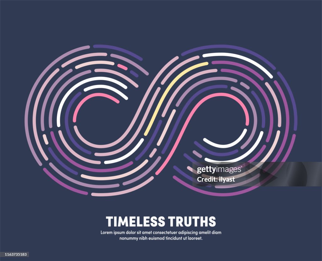 Infinity Timeless Timeless Truths With Infinity Eternity Symbol Illustration High-Res ...
