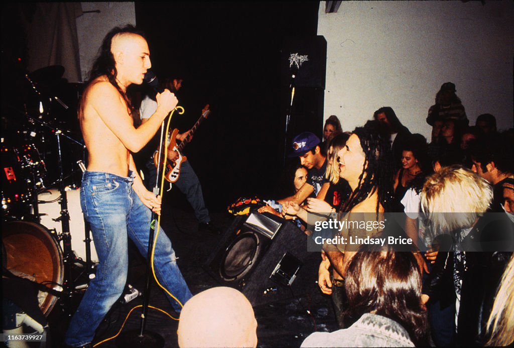 Tool performs at the Jello Loft December 31, 1991