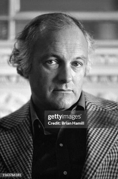 Portrait of English film director Peter Yates , New York, 1976.