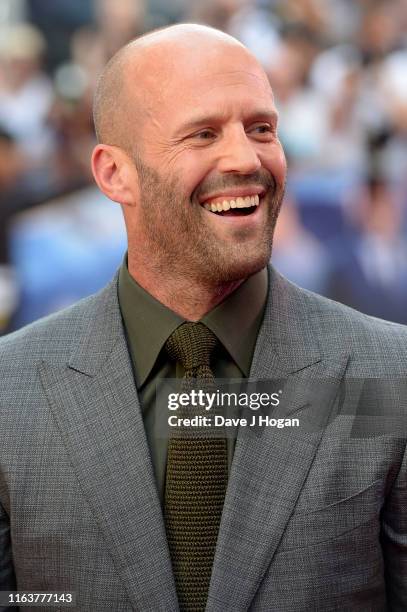 Jason Statham attends the "Fast & Furious: Hobbs & Shaw" Special Screening at The Curzon Mayfair on July 23, 2019 in London, England.