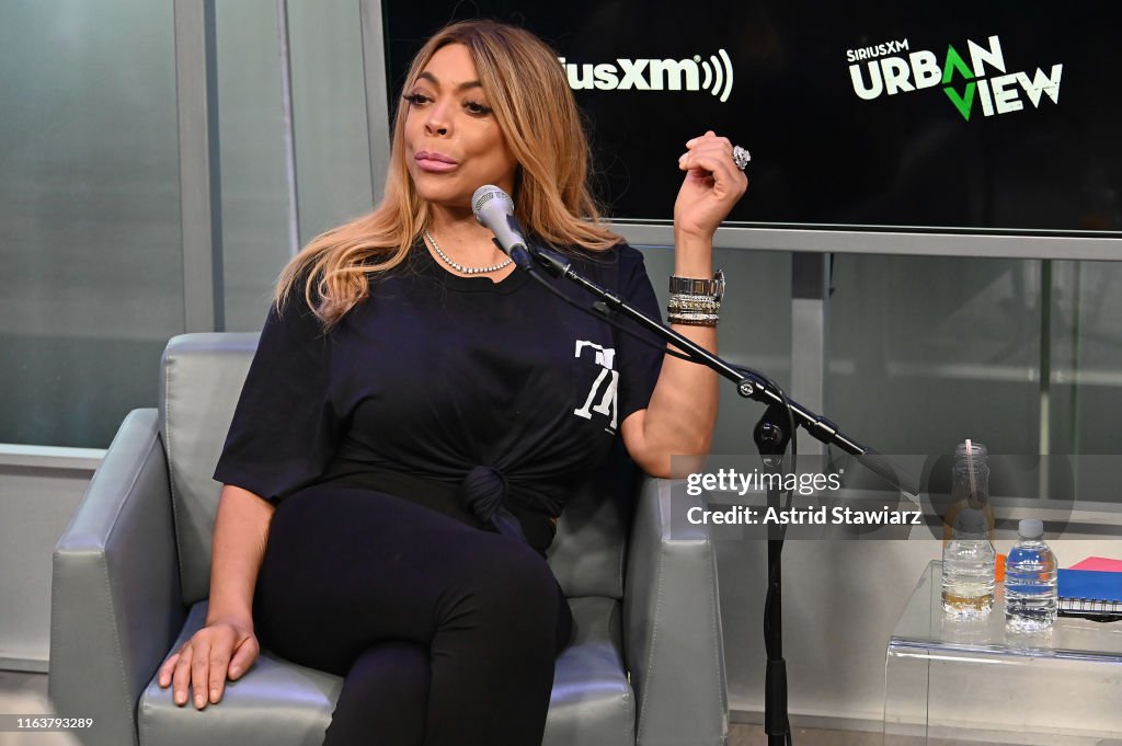 Wendy Williams Promotes Her "Wendy Williams & Friends For The Record Tour" During An Event For SiriusXM's The Karen Hunter Show