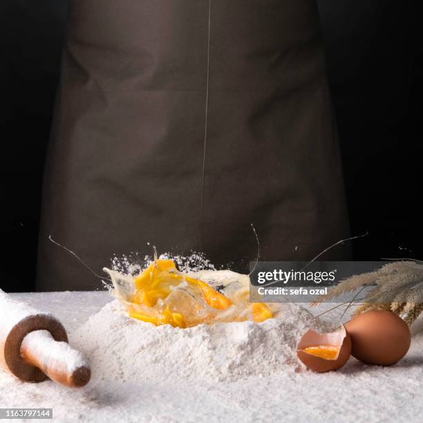 dough making - flour dust stock pictures, royalty-free photos & images