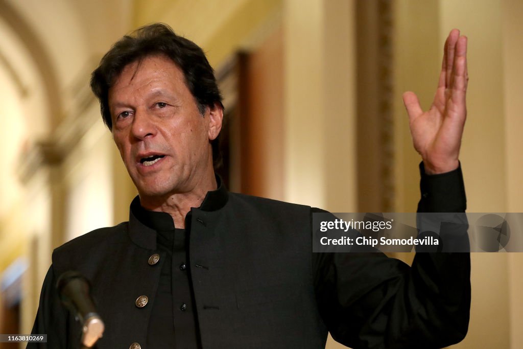 Speaker Nancy Pelosi Meets With Pakistan's Prime Minister Imran Khan