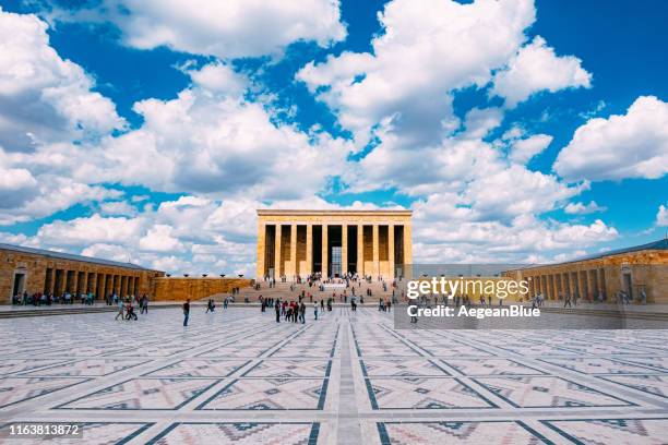 mausoleum van ataturk anitkabir - ankara stockfoto's en -beelden