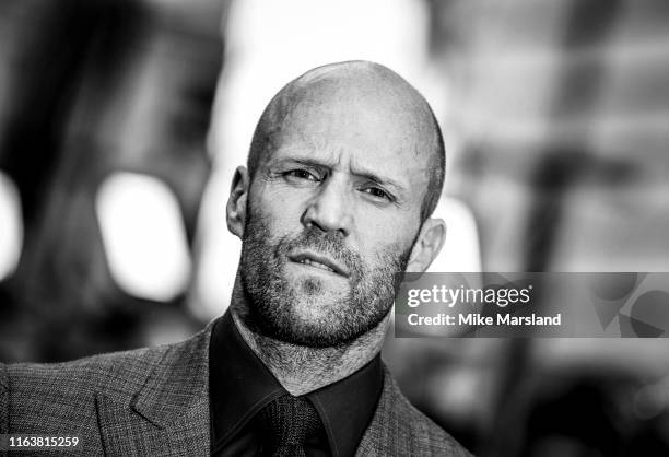 Jason Statham attends the "Fast & Furious: Hobbs & Shaw" Special Screening at The Curzon Mayfair on July 23, 2019 in London, England.