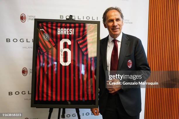 Franco Baresi during the Boglioli AC Milan Style Partner Launch with Franco Baresi - AC Milan Legend at BogliolI on July 23, 2019 in New York City.