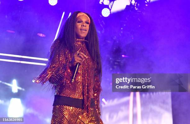 Big Freedia performs in onstage during 2019 ESSENCE Festival at Louisiana Superdome on July 7, 2019 in New Orleans, Louisiana.