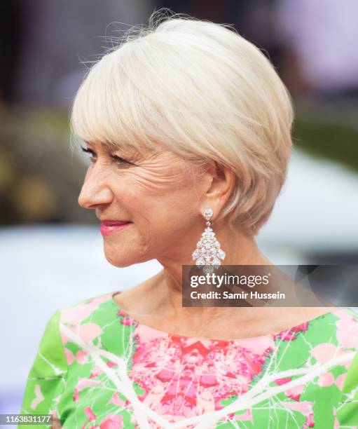 Dame Helen Mirren attends the "Fast & Furious: Hobbs & Shaw" Special Screening at The Curzon Mayfair on July 23, 2019 in London, England.