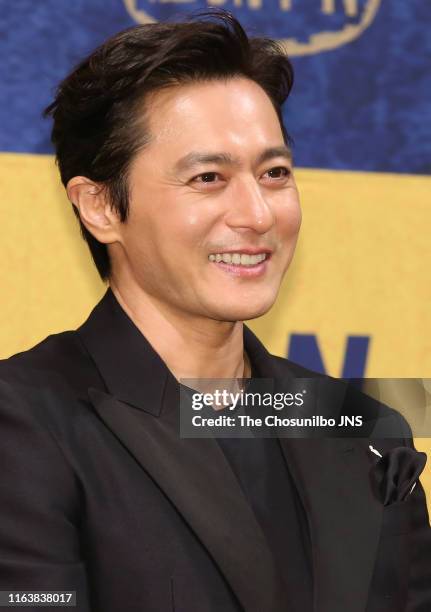 Jang Dong-Gun attends tvN drama "Arthdal Chronicles" premiere at Imperial Palace Hotel on May 28, 2019 in Seoul, South Korea.