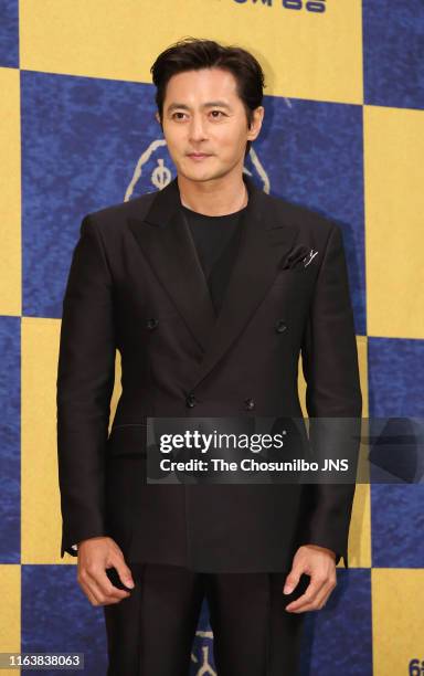 Jang Dong-Gun attends tvN drama "Arthdal Chronicles" premiere at Imperial Palace Hotel on May 28, 2019 in Seoul, South Korea.