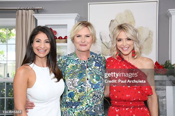 Larissa Wohl, Denise Crosby and Debbie Matenopoulos visit Hallmark's