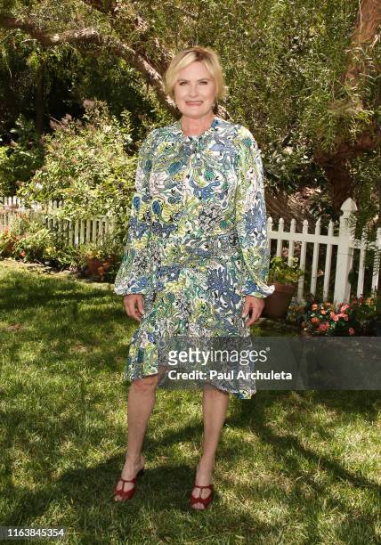 Actress Denise Crosby visits Hallmark's "Home & Family" at Universal Studios Hollywood on July 23, 2019 in Universal City, California.