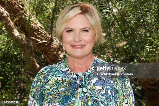 Actress Denise Crosby visits Hallmark's "Home & Family" at Universal Studios Hollywood on July 23, 2019 in Universal City, California.