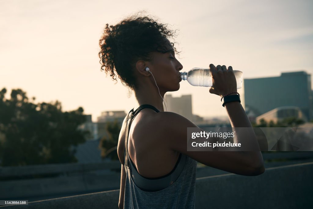Staying hydrated is key
