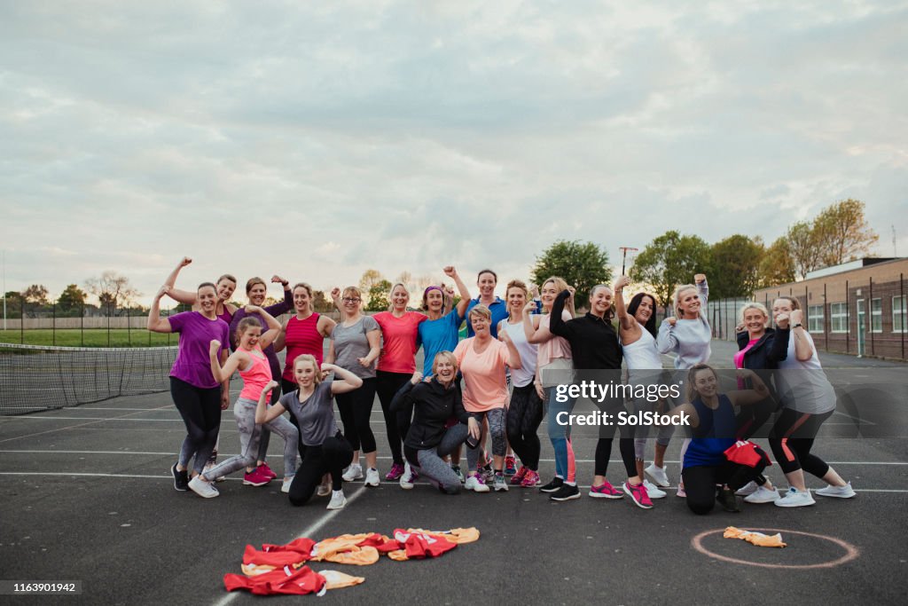 Netball Team Group Photo