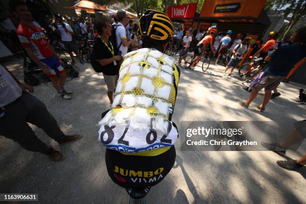 Start / George Bennett of New Zealand and Team Jumbo-Visma / Cooling Vest / Pont du Gard / during the 106th Tour de France 2019, Stage 17 a 200km...