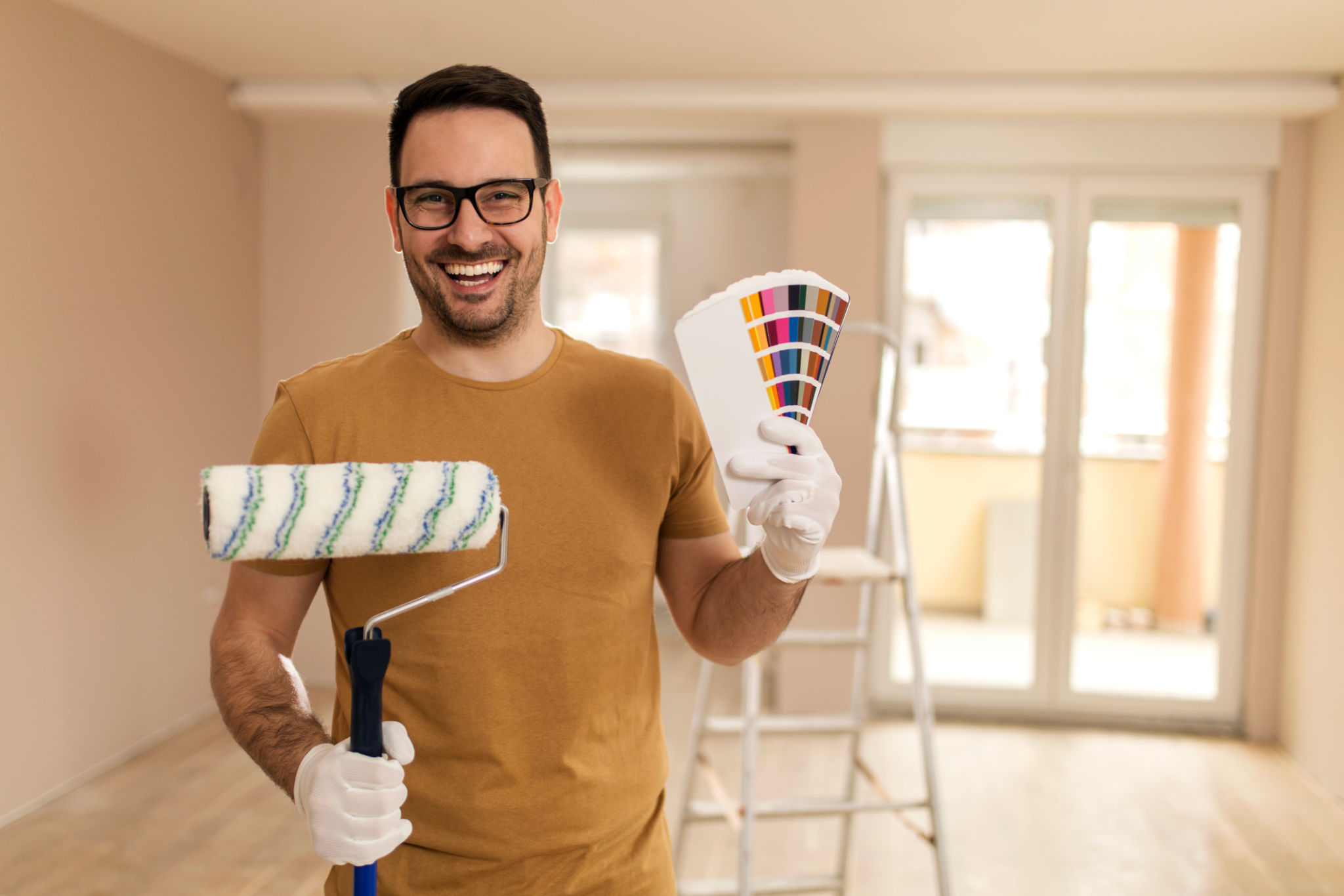 happy painter