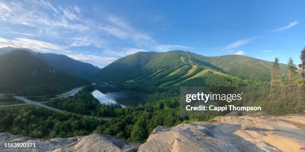 franconia notch state park in franconia, new hampshire usa - white mountains new hampshire stock pictures, royalty-free photos & images