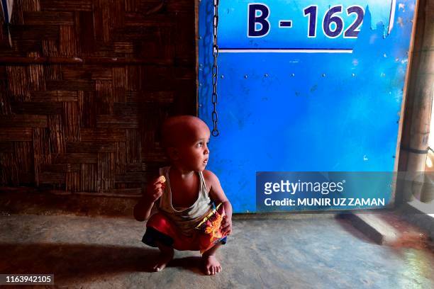 Rohingya refugee Ahmad Shah, who was born two years ago when a brutal military clampdown eventually drove away some 740,000 Rohingyas to Bangladesh,...