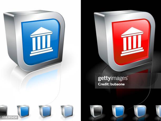 classical style building square royalty free vector art - pediment stock illustrations