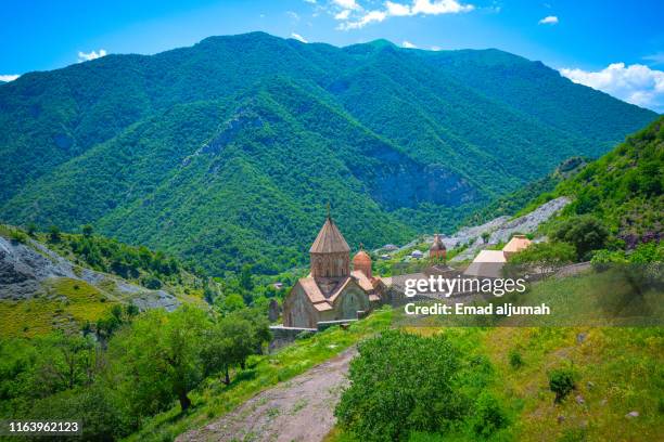 dadivank monastery, nagorno-karabakh - nagorno karabakh church stock pictures, royalty-free photos & images