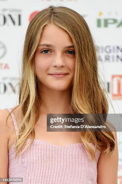 Elisa Del Genio attend Giffoni Film Festival 2019 on July 24, 2019 in Giffoni Valle Piana, Italy.