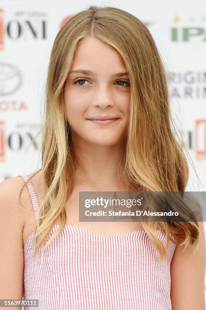 Elisa Del Genio attend Giffoni Film Festival 2019 on July 24, 2019 in Giffoni Valle Piana, Italy.