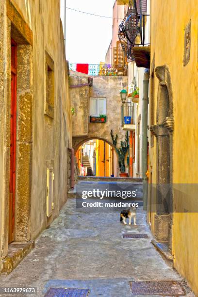 lipari eolie sicily italy - aeolian islands stock pictures, royalty-free photos & images