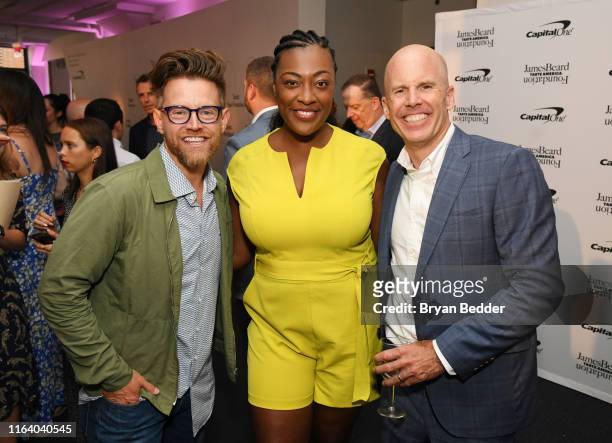 Richard Blais, Tiffany Derry, and Jeff Black attend as The James Beard Foundation kicks off the 2019-20 Taste America, presented by official banking...
