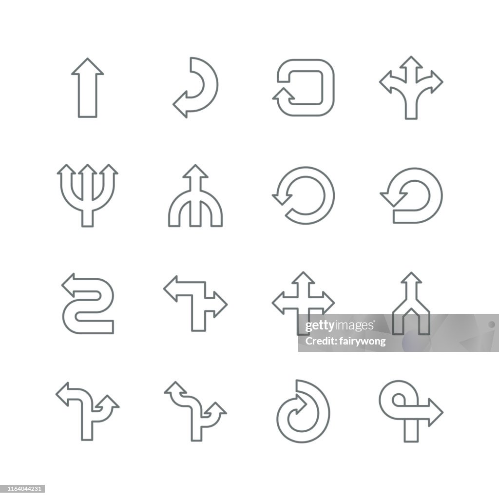 Set Of Arrows High-Res Vector Graphic - Getty Images