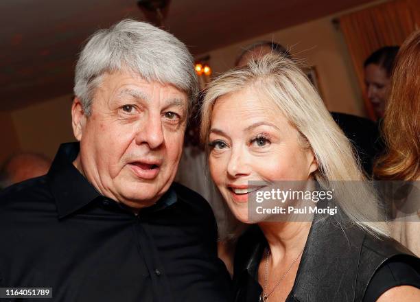 Chief Washington correspondent for The New York Times Carl Hulse and American pundit Hilary Rosen attend an event to celebrate Hulse's new book...