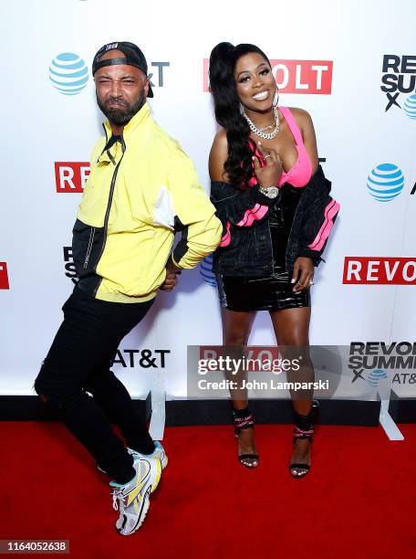 Joe Budden and Remy Ma and attend Revolt Summit at Kings Theatre on July 24, 2019 in Brooklyn, New York.