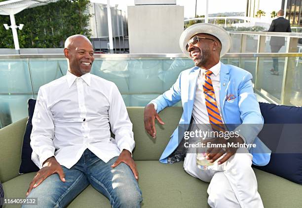 Keenen Ivory Wayans and J. B. Smoove attend WarnerMedia's A Midsummer Daydream TCA afterparty at Spring Place on July 24, 2019 in Beverly Hills,...