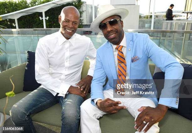 Keenen Ivory Wayans and J. B. Smoove attend the Warner Media Entertainment TCA Party on July 24, 2019 in Beverly Hills, California.