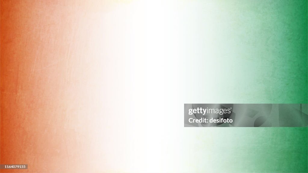 Tricolor - Une illustration horizontale de vecteur de trois bandes verticales colorées fusionnant dans l'un l'autre