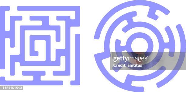 labyrinth-design - komplexität stock-grafiken, -clipart, -cartoons und -symbole