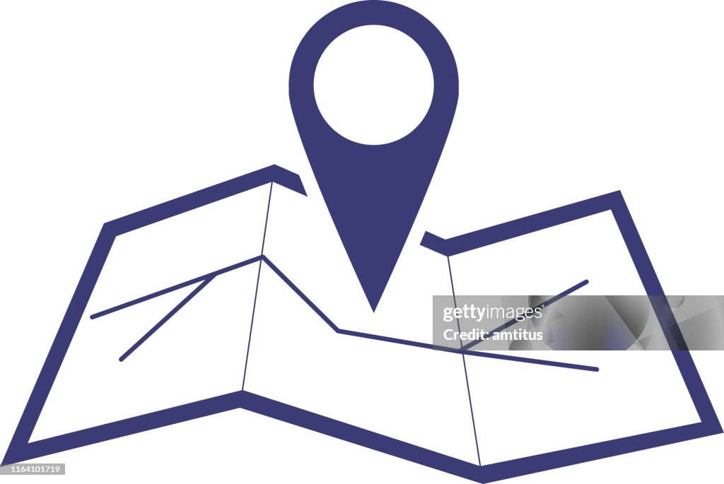 Map Simbal Map Symbol High-Res Vector Graphic - Getty Images