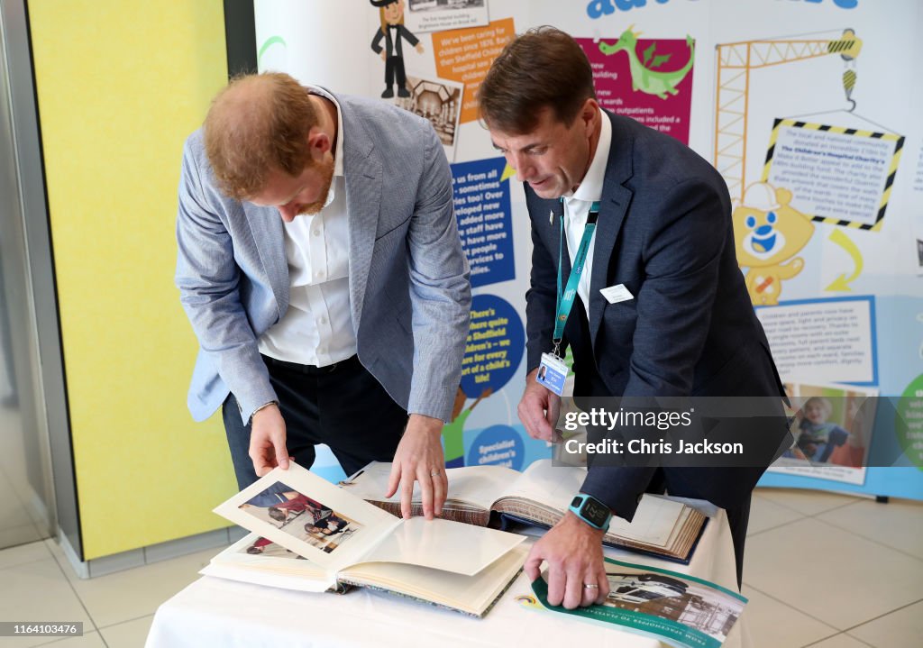 The Duke Of Sussex Visits Sheffield