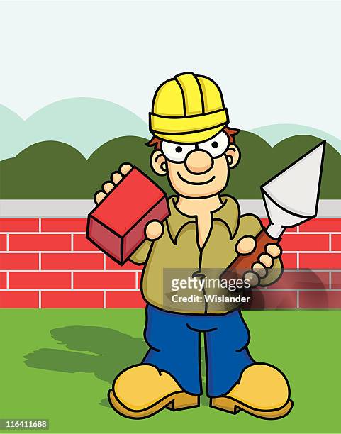 32 Construction Trowel Cartoon High Res Illustrations - Getty Images