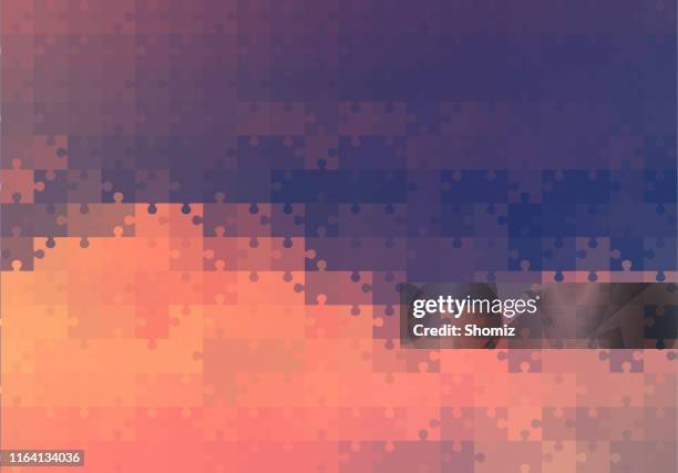 abstract background - jigsaw stock illustrations