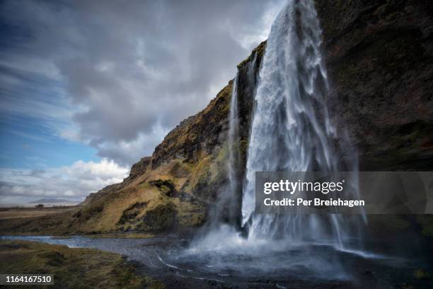 seljalandsfoss_iceland - catarata fotografías e imágenes de stock