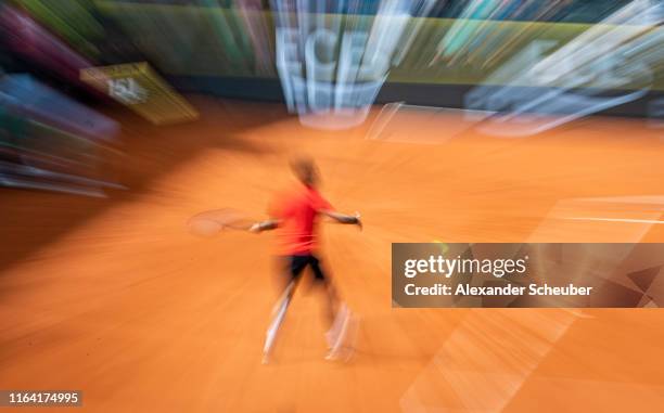 Martin Klizan of Slovakia in action during the Hamburg Open 2019 at Rothenbaum on July 25, 2019 in Hamburg, Germany.