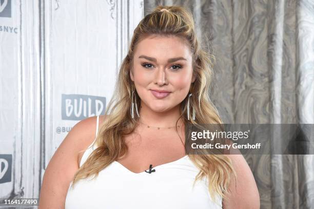 Model and activist Hunter McGrady visits the Build Brunch to discuss her cover issue of The Knot and her role in activism at Build Studio on July 25,...