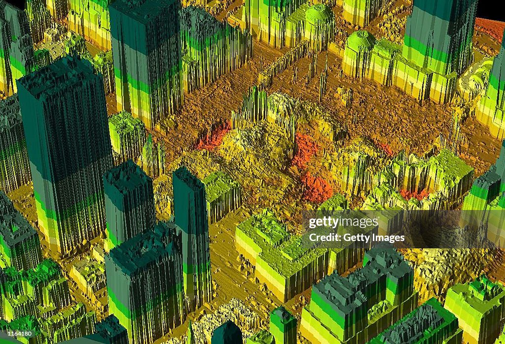 Thermal Imaging Of World Trade Center Site