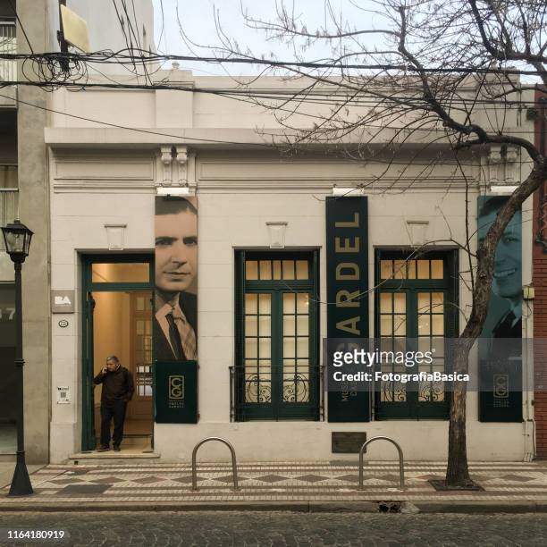 carlos gardel museum - street light banner stock pictures, royalty-free photos & images