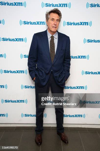 Singer Bryan Ferry visits the SiriusXM Studios on July 25, 2019 in New York City.