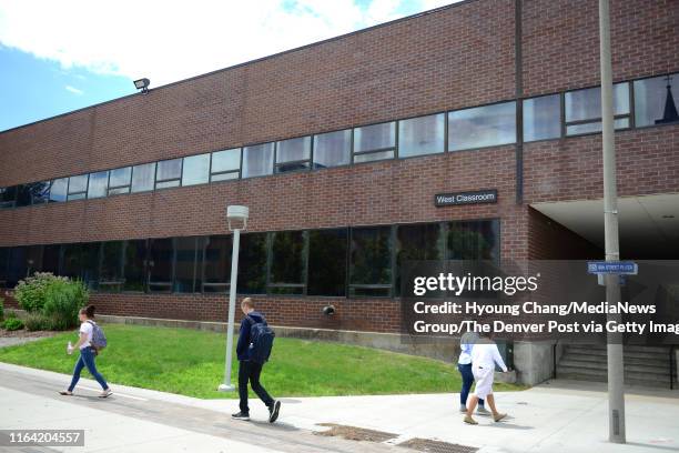 West Classroom Building of Aurora Campus on July 25, 2019. Metro State University tests office for carcinogens after 4 employees diagnosed with...