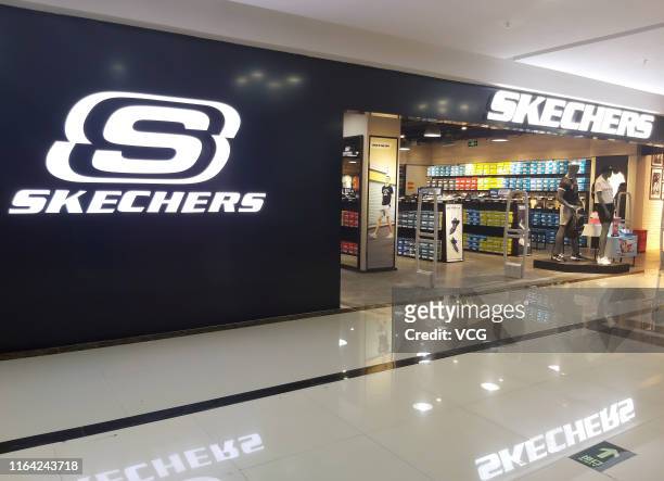 Skechers store is pictured on July 18, 2019 in Yichang, Hubei Province of China.