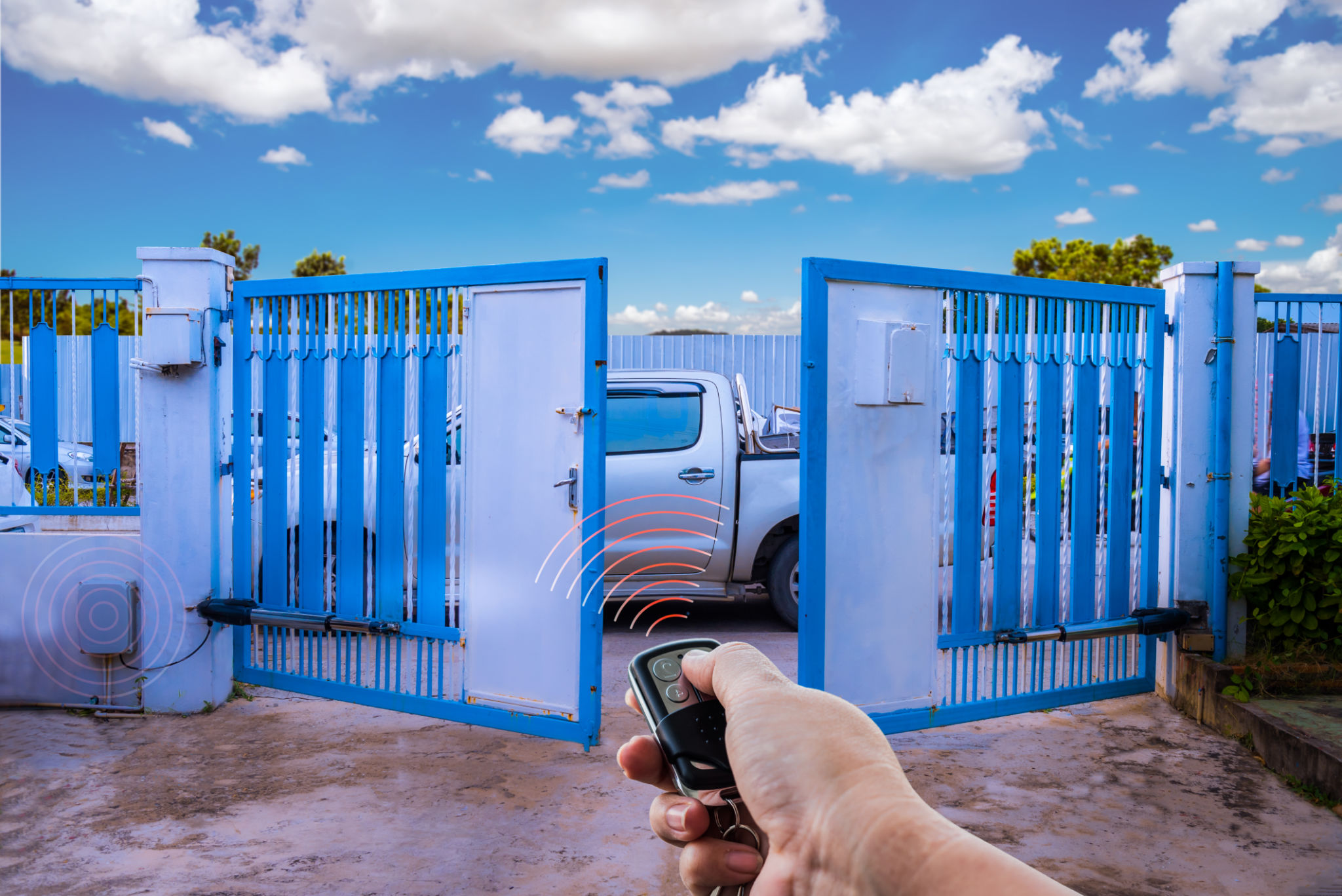 gate motor installation